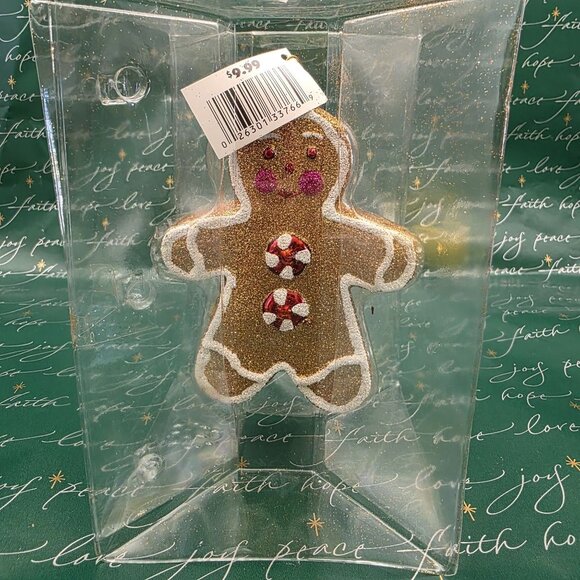 Christopher Radko Celebrations 25th Anniversary Glitter Gingerbread Ornament Box - Picture 10 of 10